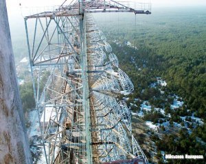 Загарызонтная радыёлакацыйная станцыя "Чарнобыль-2", з якой упаў беларус. Фота Ваенная панарама Загарызонтная радыёлакацыйная станцыя "Чарнобыль-2", з якой упаў беларус. Фота Ваенная панарама 