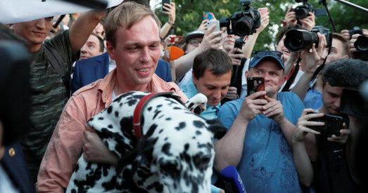 Расейскі журналіст Галуноў адмовіўся ісці на акцыю ў сваю падтрымку