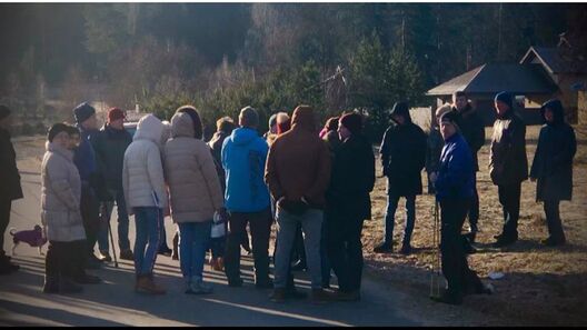 Жыхары Бараўлян на акцыі Жыхары Бараўлян на акцыі