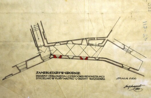Польскі праект рэканструкцыі галерэі 1928 года Польскі праект рэканструкцыі галерэі 1928 года