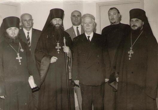 Аўгусцін падчас сустрэчаў у Іерусаліме Аўгусцін падчас сустрэчаў у Іерусаліме