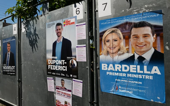 Першыя вынікі парламенцкіх выбараў у Францыі 2024 года