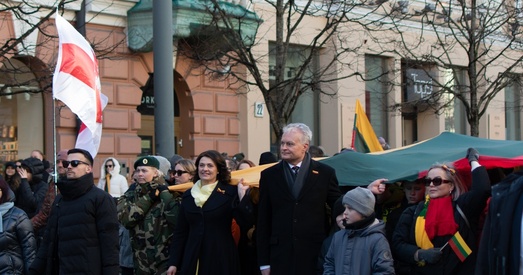 Літва адсвяткавала выхад з СССР