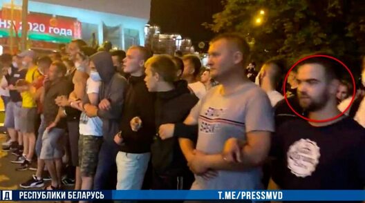 Аляксандр Дзям'янцаў. Скрыншот з відэа МУС Аляксандр Дзям'янцаў. Скрыншот з відэа МУС