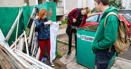 У Маскве склалі мапу сметніц, дзе можна пахарчавацца