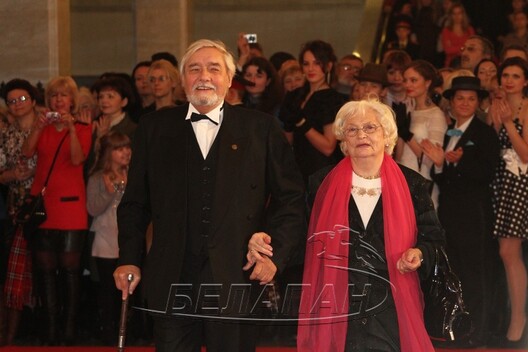 Расціслаў Янкоўскі з жонкай Нінай Чэішвілі Расціслаў Янкоўскі з жонкай Нінай Чэішвілі