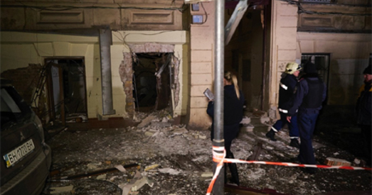 Уночы ў Адэсе адбыўся чарговы выбух (фота)