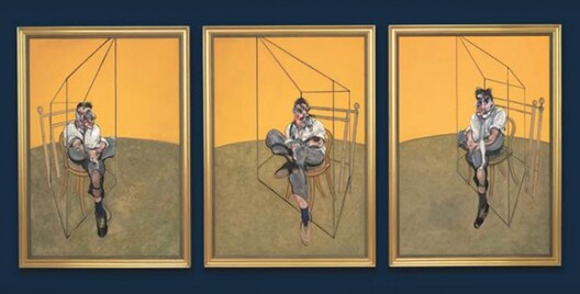 “Тры накіды да партрэта Люсьена Фрэйда”, Фрэнсіс Бэкан, 1969 “Тры накіды да партрэта Люсьена Фрэйда”, Фрэнсіс Бэкан, 1969