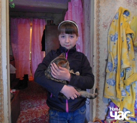 Насця і Бася, улюбёны кот яе мамы Насця і Бася, улюбёны кот яе мамы
