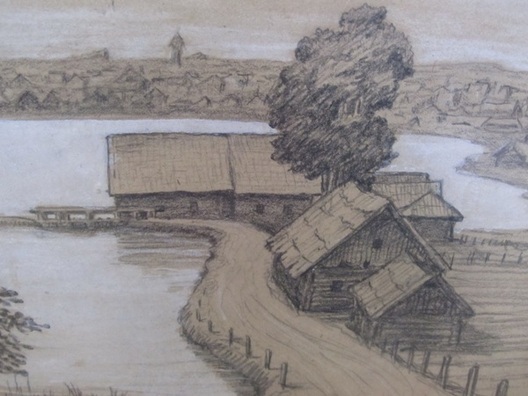 Язэп Драздовіч. З альбома “Глыбокае”. Вадзяны млын. 1925 год. Язэп Драздовіч. З альбома “Глыбокае”. Вадзяны млын. 1925 год.