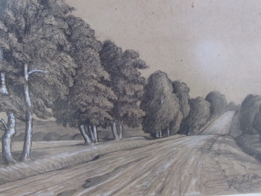 Язэп Драздовіч. З альбома “Глыбокае”. Тракт у наваколлі Глыбокага. 1925 год. Язэп Драздовіч. З альбома “Глыбокае”. Тракт у наваколлі Глыбокага. 1925 год.