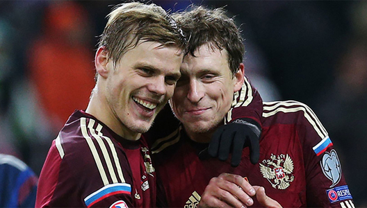 Аляксандр Какорын і Павел Мамаеў. Фота ТАСС Аляксандр Какорын і Павел Мамаеў. Фота ТАСС