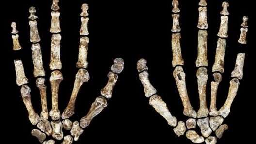 Запясці Homo Naledi неадрозныя ад нашых, аднак іх пальцы больш доўгія і выгнутыя﻿