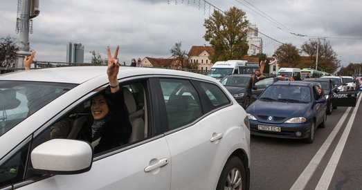 ДАІ: два кіроўцы затрыманыя за гукавыя сігналы. Артыкул — стварэнне аварыйнай абстаноўкі