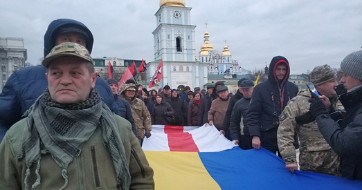 Народзіны Жызнеўскага ва Украіне адзначылі Маршам памяці (фота)