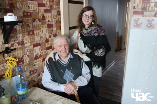 Яўген Усюкевіч і журналістка НЧ Вікторыя Чаплева Яўген Усюкевіч і журналістка НЧ Вікторыя Чаплева
