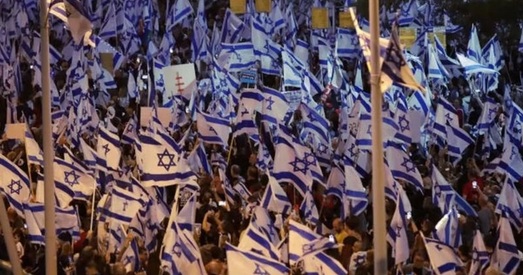 Пратэсты ў Ізраілі: усеагульная забастоўка, закрыты аэрапорт Бэн-Гурыён