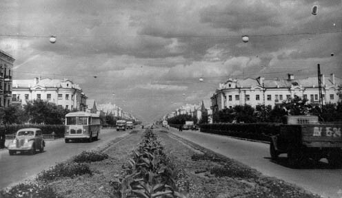 Караганда. Вуліца Леніна Караганда. Вуліца Леніна