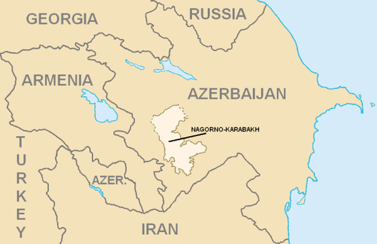 Карта Нагорнага Карабаху. Крыніца: wikipedia.org Карта Нагорнага Карабаху. Крыніца: wikipedia.org
