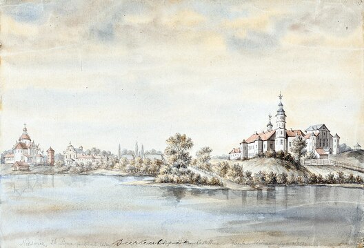 Касцёл на акварэлі Н. Орды Касцёл на акварэлі Н. Орды