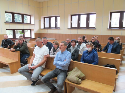 Кобрын. У залі суда 30 верасня Кобрын. У залі суда 30 верасня