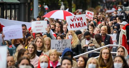 Акцыя ў падтрымку Калеснікавай: больш за 50 затрыманых (спіс)