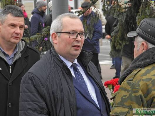 Першы сакратар Віцебскай абласной арганізацыі Камуністычнай партыі Беларусі Аляксандр Дзядзінкін. Фота Святланы Васільевай Першы сакратар Віцебскай абласной арганізацыі Камуністычнай партыі Беларусі Аляксандр Дзядзінкін. Фота Святланы Васільевай