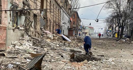 З Марыупаля «гуманітарным грузам» рускія вывозяць целы загінулых?