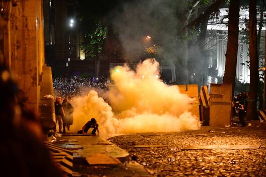 Акцыя пратэсту ў Тбілісі, красавік 2024. Фота  newsgeorgia.ge Акцыя пратэсту ў Тбілісі, красавік 2024. Фота  newsgeorgia.ge