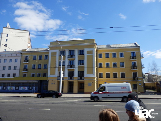 Насупраць гэтага дома жыў Платон Галавач Насупраць гэтага дома жыў Платон Галавач