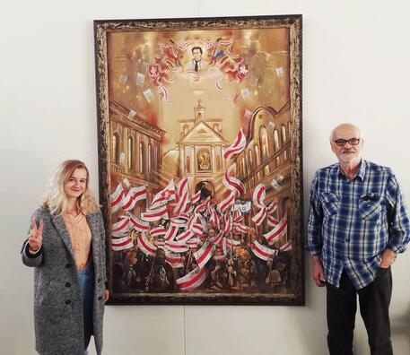 Насця з Алесем Марачкіным / Instagram Насця з Алесем Марачкіным / Instagram
