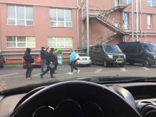 Верагодна, затрыманне Максіма Знака. Фота t.me/motolkohelp Верагодна, затрыманне Максіма Знака. Фота t.me/motolkohelp