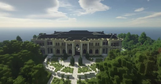 «Палац Пуціна» стварылі ў Minecraft