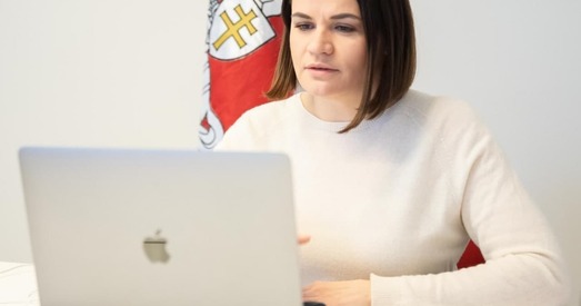 Святлана Ціханоўская правяла анлайн-сустрэчу з прадстаўнікамі аб'яднанага страйкавага руху прадпрыемстваў Беларусі