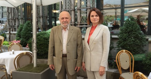 Святлана Ціханоўская сустрэлася з кіраўніком Амерыканскага яўрэйскага камітэта