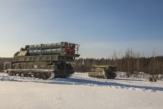Вучэнні расійскіх УС у Варонежскай вобласці 7 лютага 2022 г. Фота: Мінабароны РФ Вучэнні расійскіх УС у Варонежскай вобласці 7 лютага 2022 г. Фота: Мінабароны РФ
