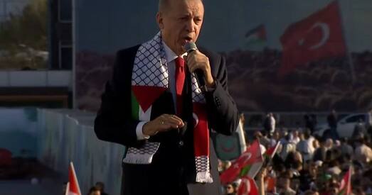 Эрдаган абрынуўся з крытыкай на Ізраіль