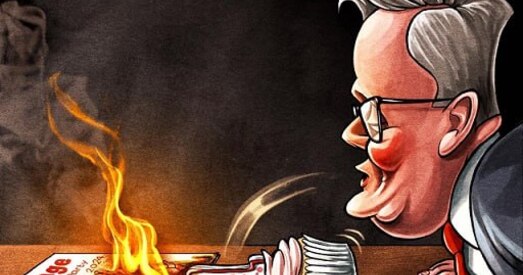 Крызіс лейбарыстаў у Вялікабрытаніі ў карыкатурах