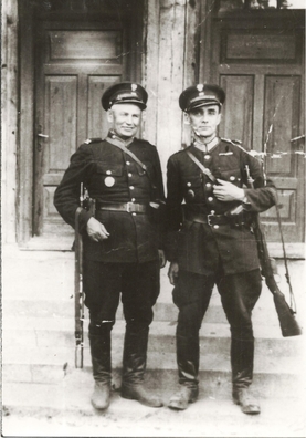 Польскія паліцыянты міжваеннага часу Польскія паліцыянты міжваеннага часу