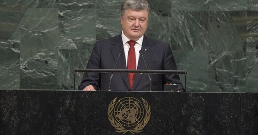 Парашэнка ў ААН абвінаваціў Расію ў жаданні акупаваць Азоўскае мора