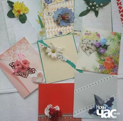 Паштоўкі, якія робіць Рэгіна Паштоўкі, якія робіць Рэгіна