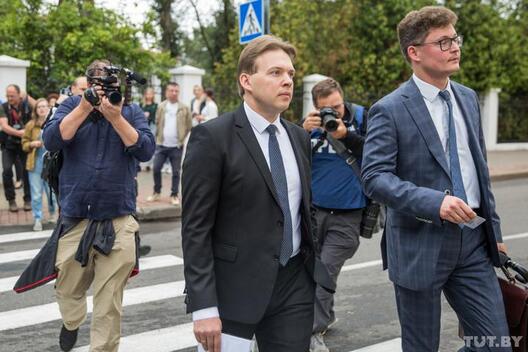 Максім Знак і Дзмітрый Лаеўскі. Фота: Дар'я Буракіна, TUT.BY Максім Знак і Дзмітрый Лаеўскі. Фота: Дар'я Буракіна, TUT.BY