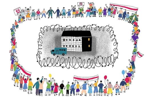 Паштоўкі салідарнасці палітвязням. Аўтарка: Маргарыта Ціхановіч Паштоўкі салідарнасці палітвязням. Аўтарка: Маргарыта Ціхановіч