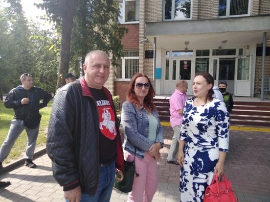 Ежы Грыгенча перад судом. Фота "Гарадзенскай Вясны" Ежы Грыгенча перад судом. Фота "Гарадзенскай Вясны"