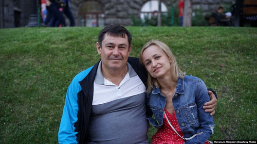 Генадзь Шчэрбань з дачкой Генадзь Шчэрбань з дачкой