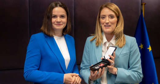 Кіраўніцы ЕП перададзеная прапанова прыняць асобны санкцыйны пакет супраць асоб, датычных да рэпрэс