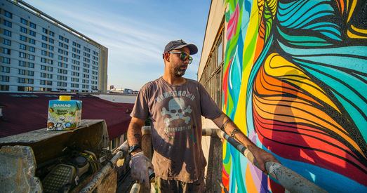 «Сачы за сваім садам»: гісторыя аднаго муралу