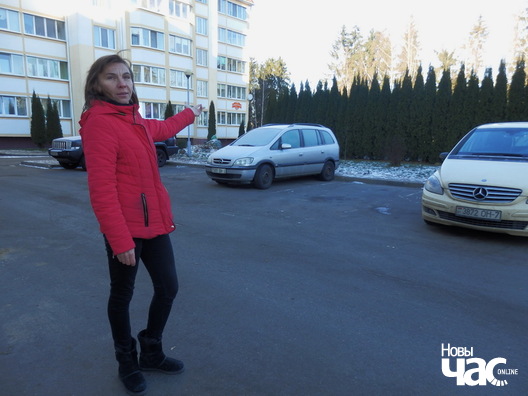 «А гэта нашыя туі, якіх па дакументах 100 штук», — паказвае Вольга дрэвы ў сваім двары. «А гэта нашыя туі, якіх па дакументах 100 штук», — паказвае Вольга дрэвы ў сваім двары.