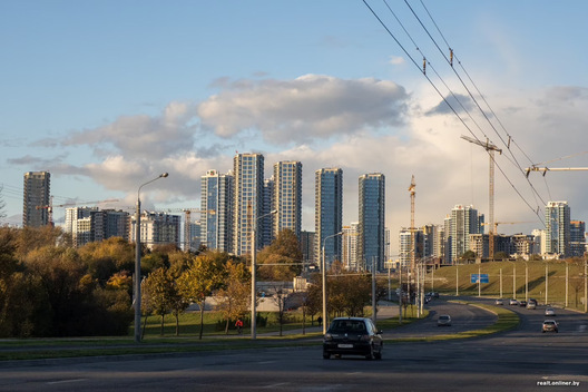 Вуліца лейтэнанта Кіжаватава. Фота: Onliner Вуліца лейтэнанта Кіжаватава. Фота: Onliner