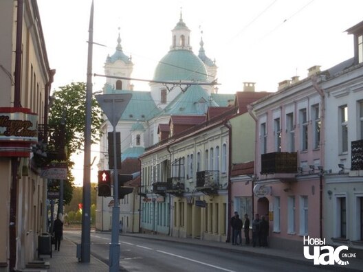 Вуліца Маркса ў самым цэнтры Гродна, якая магла б стаць пешаходнай Вуліца Маркса ў самым цэнтры Гродна, якая магла б стаць пешаходнай